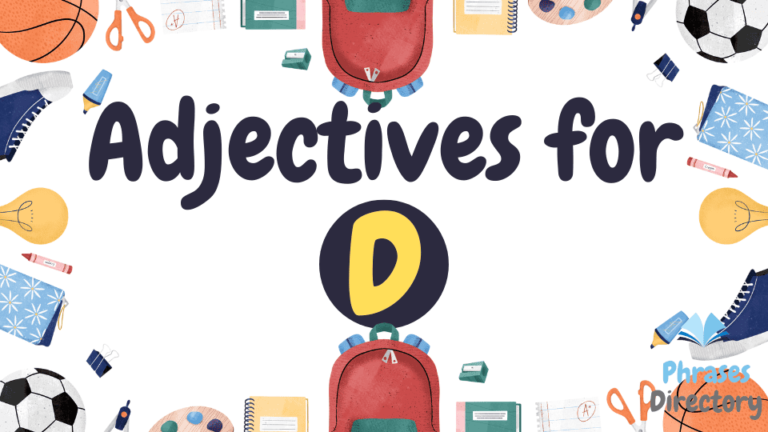 Delving into D Adjectives